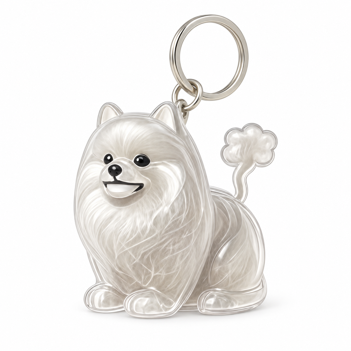 Llavero para Pelo de Mascota – Colgante Recuerdo con Forma de Perro