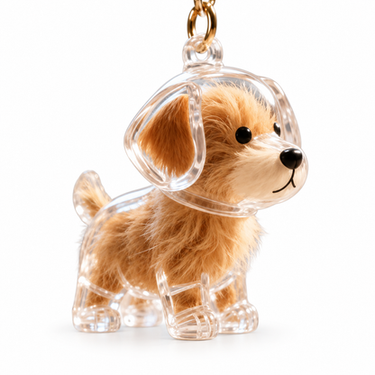 Llavero para Pelo de Mascota – Colgante Recuerdo con Forma de Perro