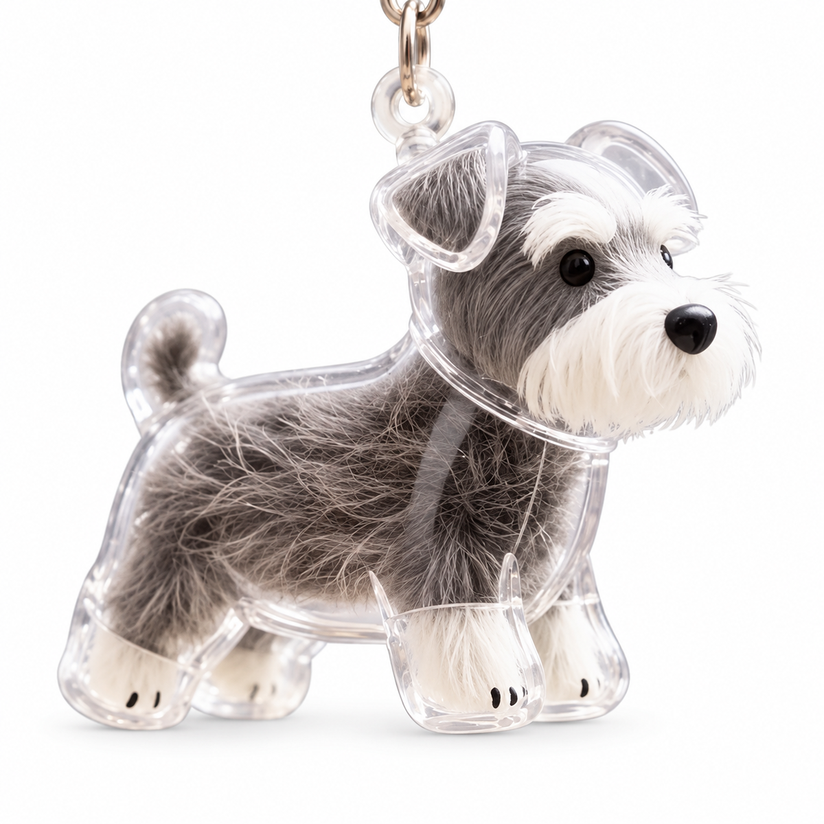 Llavero para Pelo de Mascota – Colgante Recuerdo con Forma de Perro