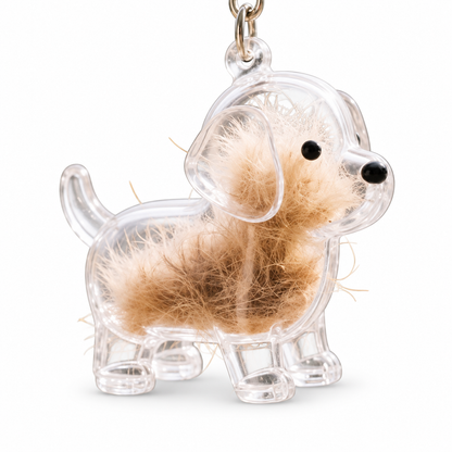 Llavero para Pelo de Mascota – Colgante Recuerdo con Forma de Perro