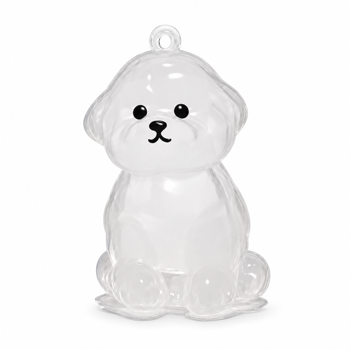 Llavero para Pelo de Mascota – Colgante Recuerdo con Forma de Perro